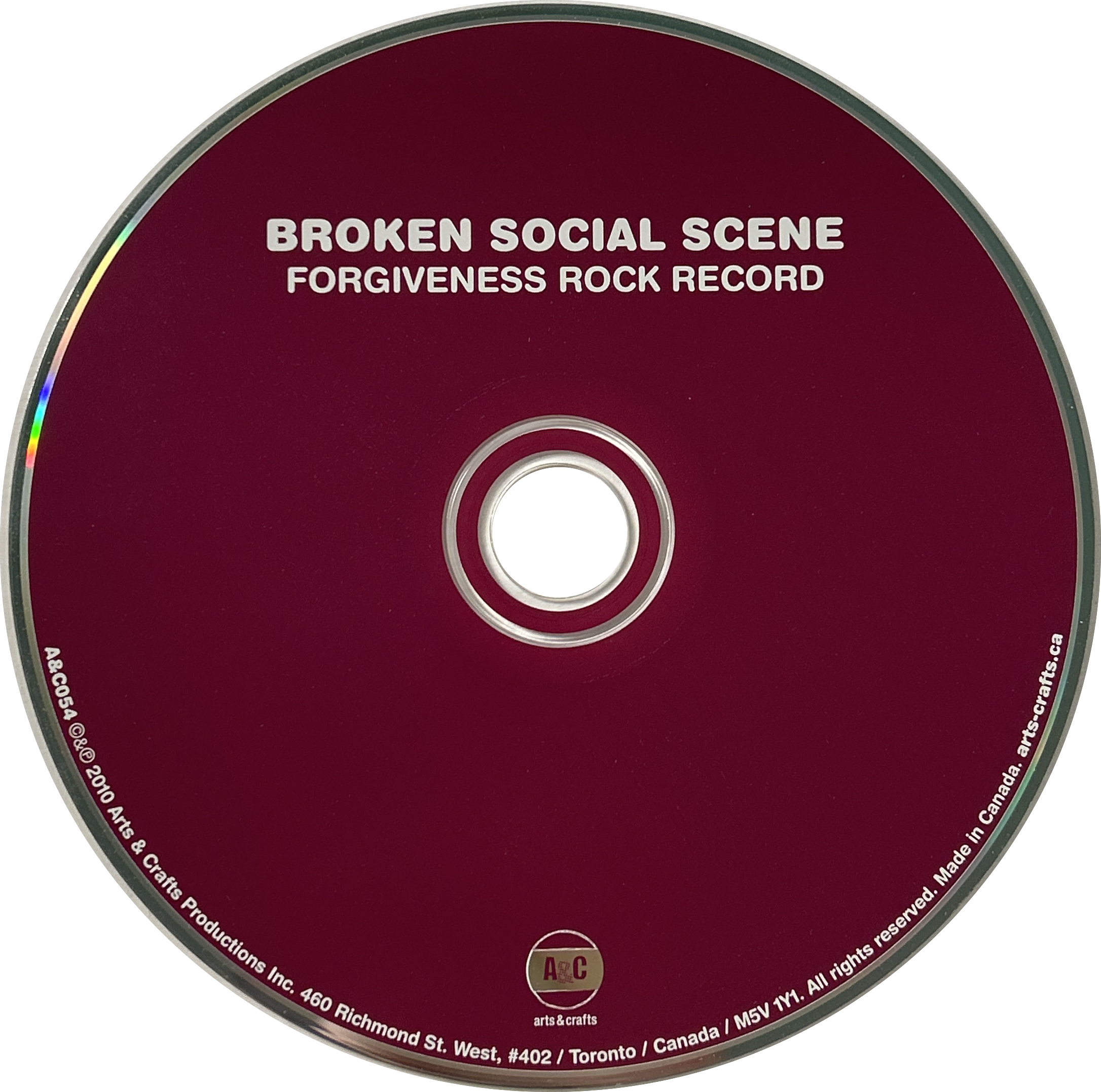 Forgiveness Rock Record by Broken Social Scene