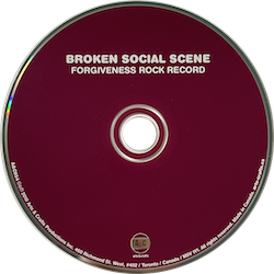 Forgiveness Rock Record by Broken Social Scene