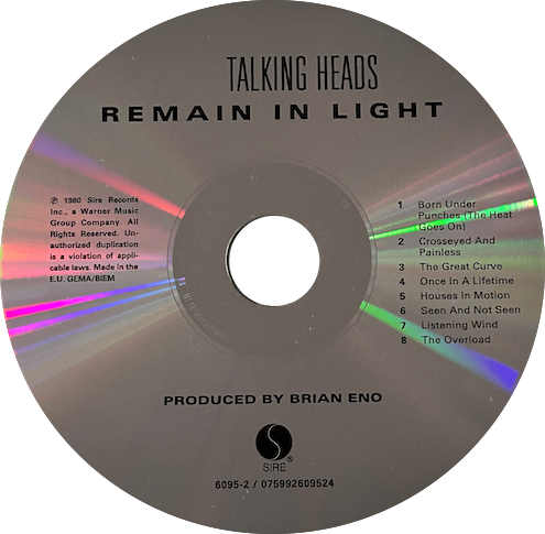 Remain in Light by Talking Heads